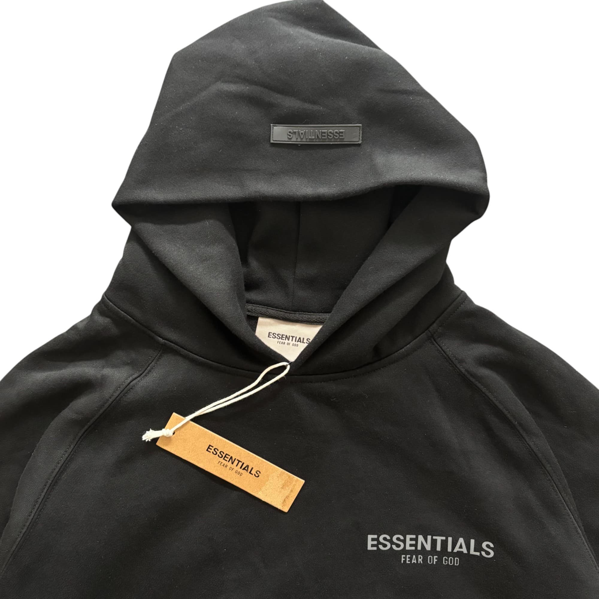FEAR GOD Black Hoodie Logo
