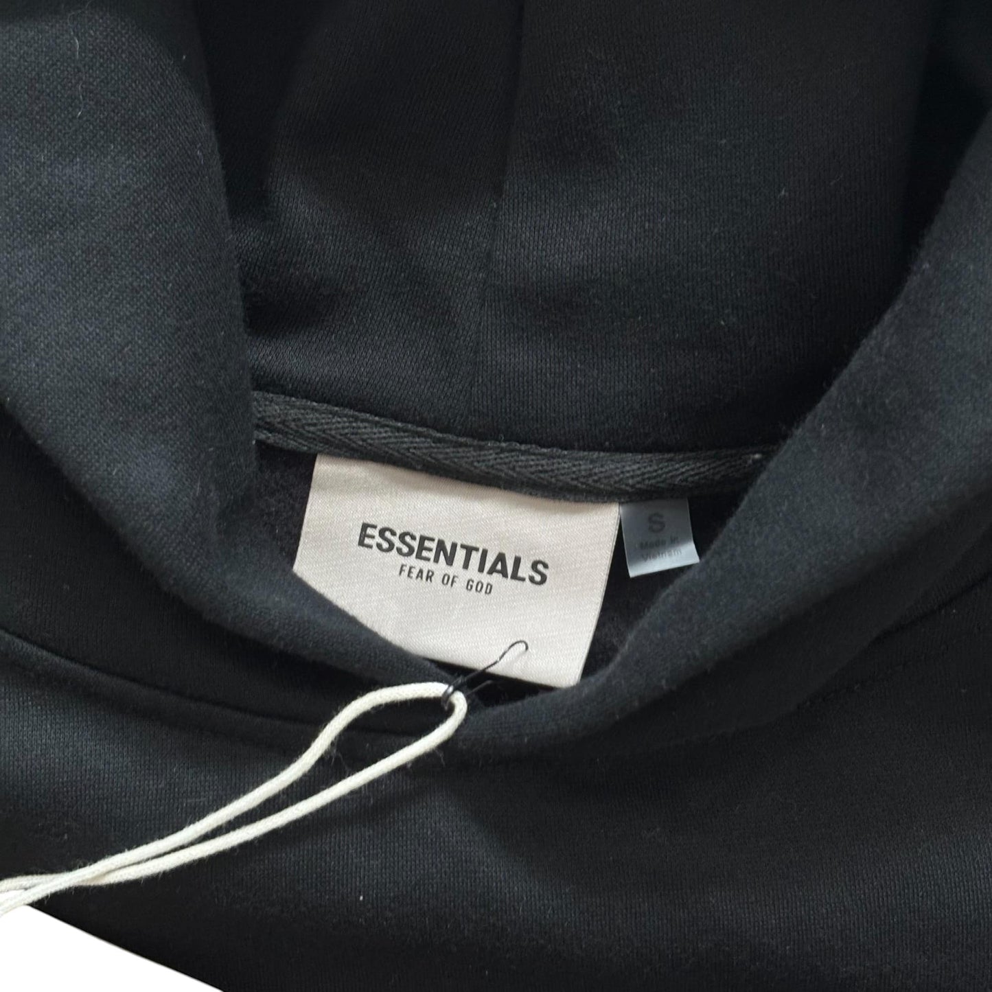 FEAR GOD Black Hoodie Logo