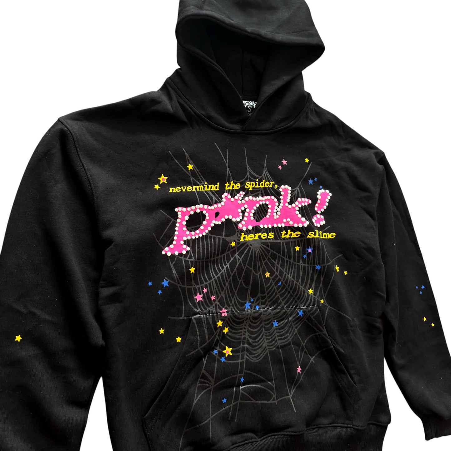 SP5DER Pink Hoodie