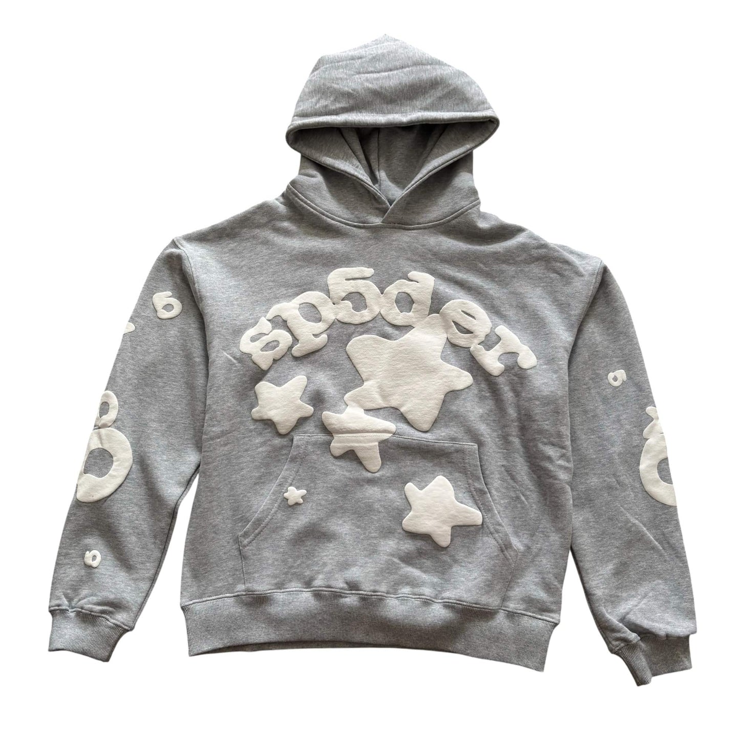 SP5DER Grey Hoodie