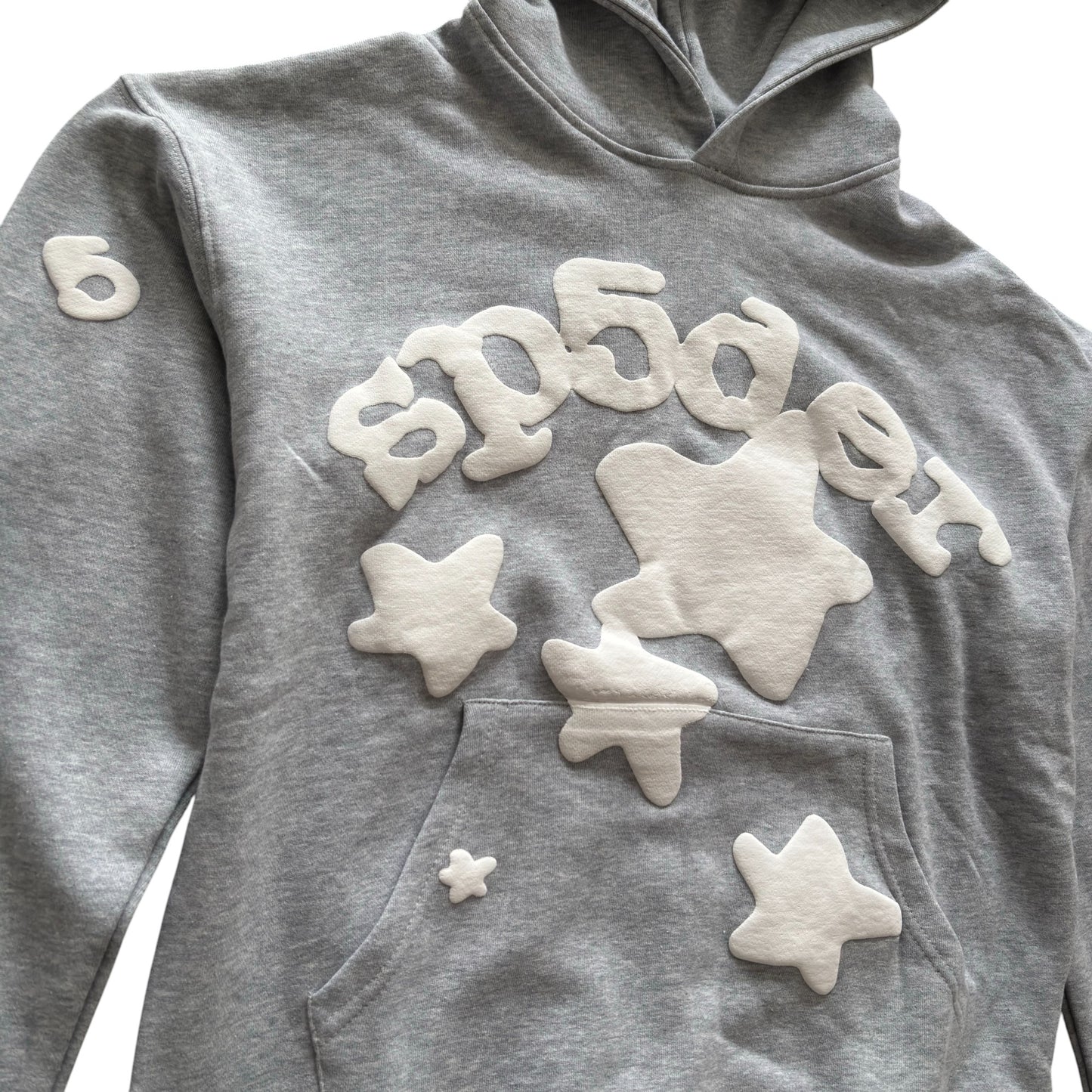 SP5DER Grey Hoodie