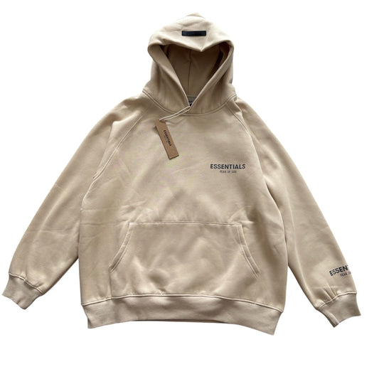 FEAR GOD Beige Hoodie Logo