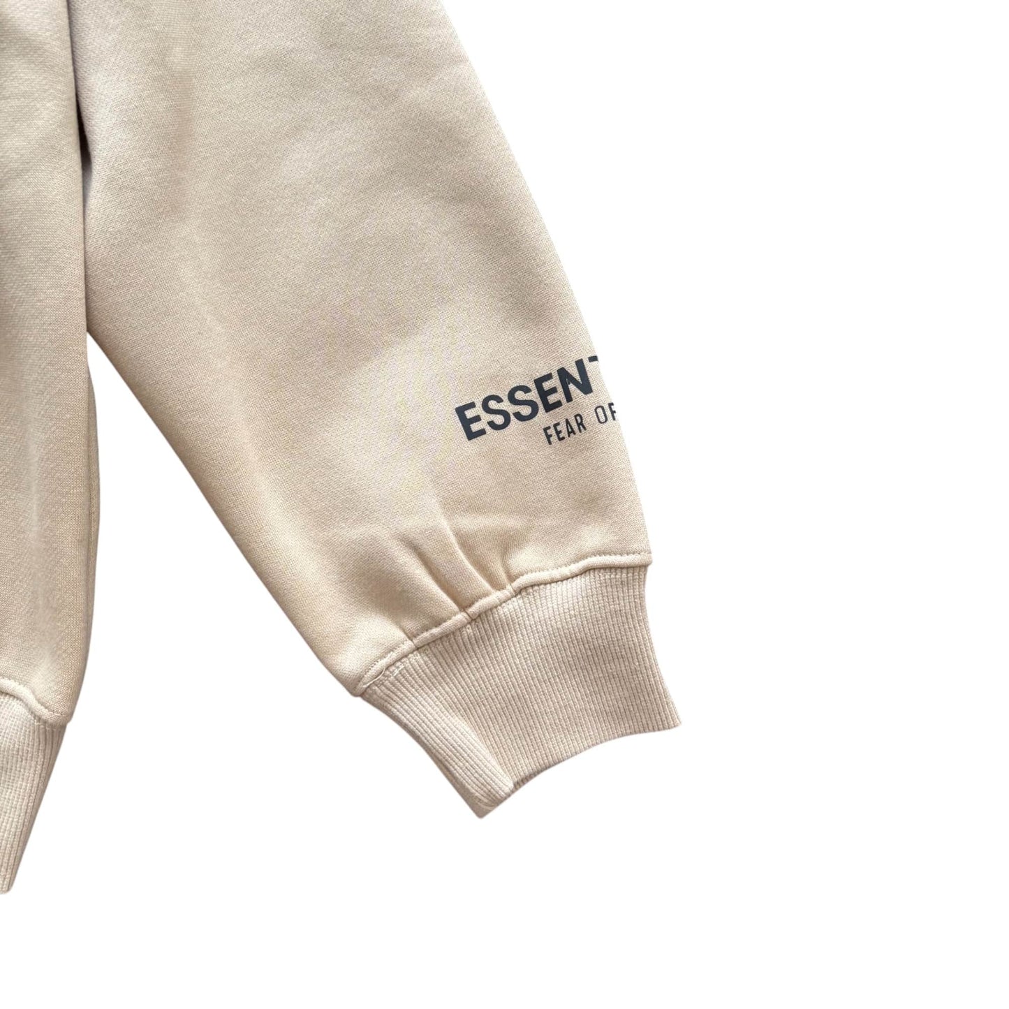 FEAR GOD Beige Hoodie Logo