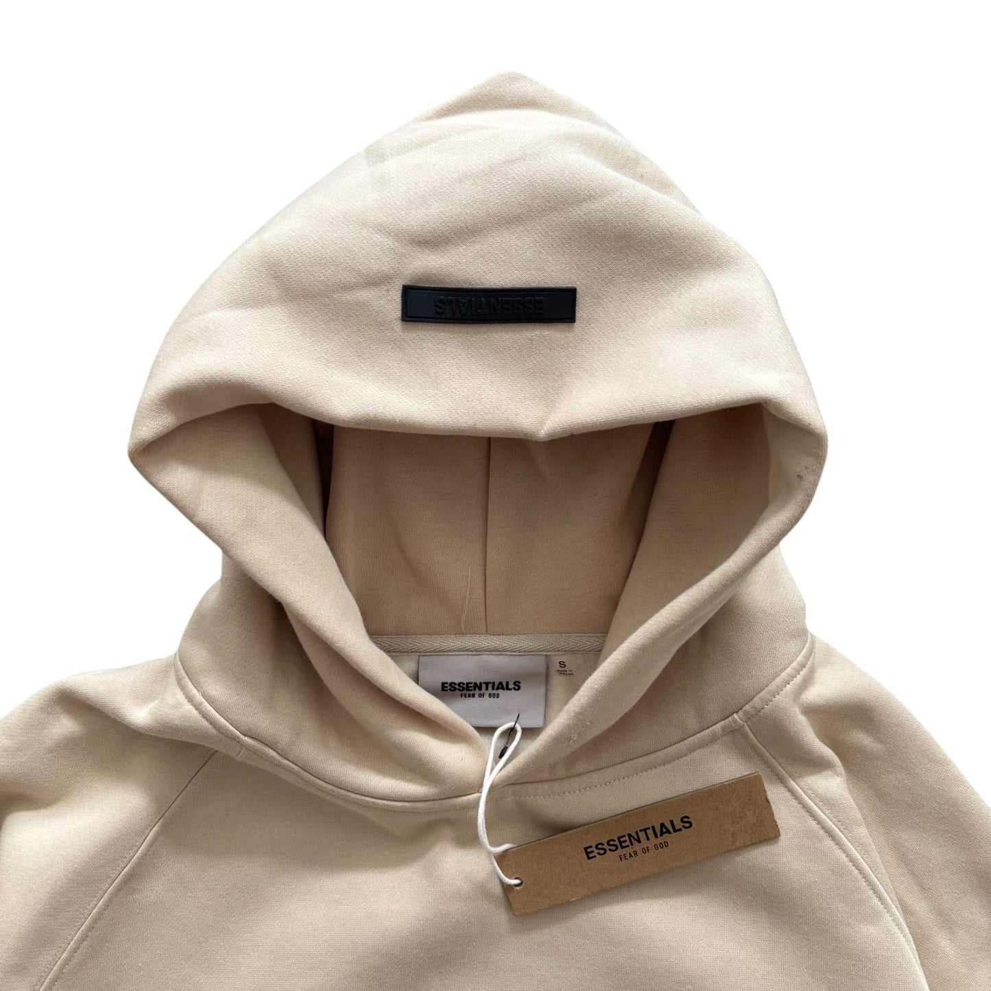 FEAR GOD Beige Hoodie Logo