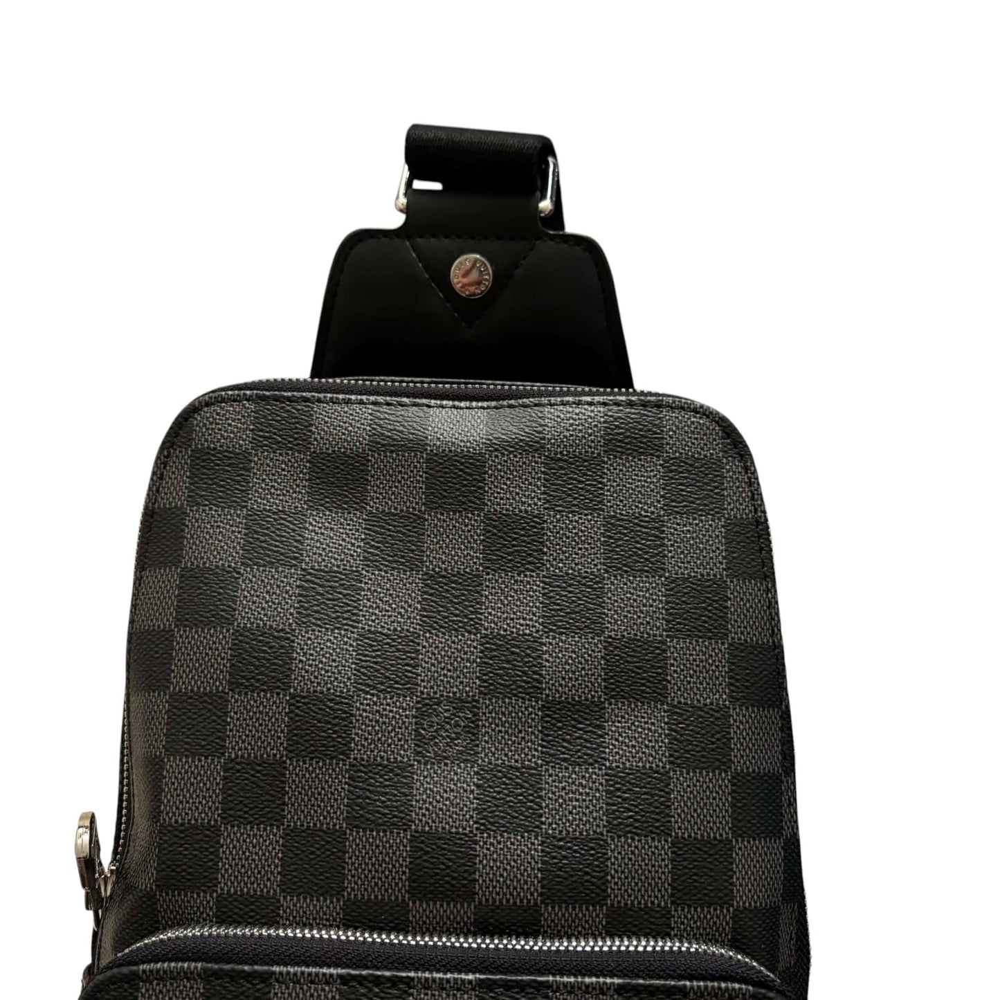 L-V Graphite Sling Crossbody Bag