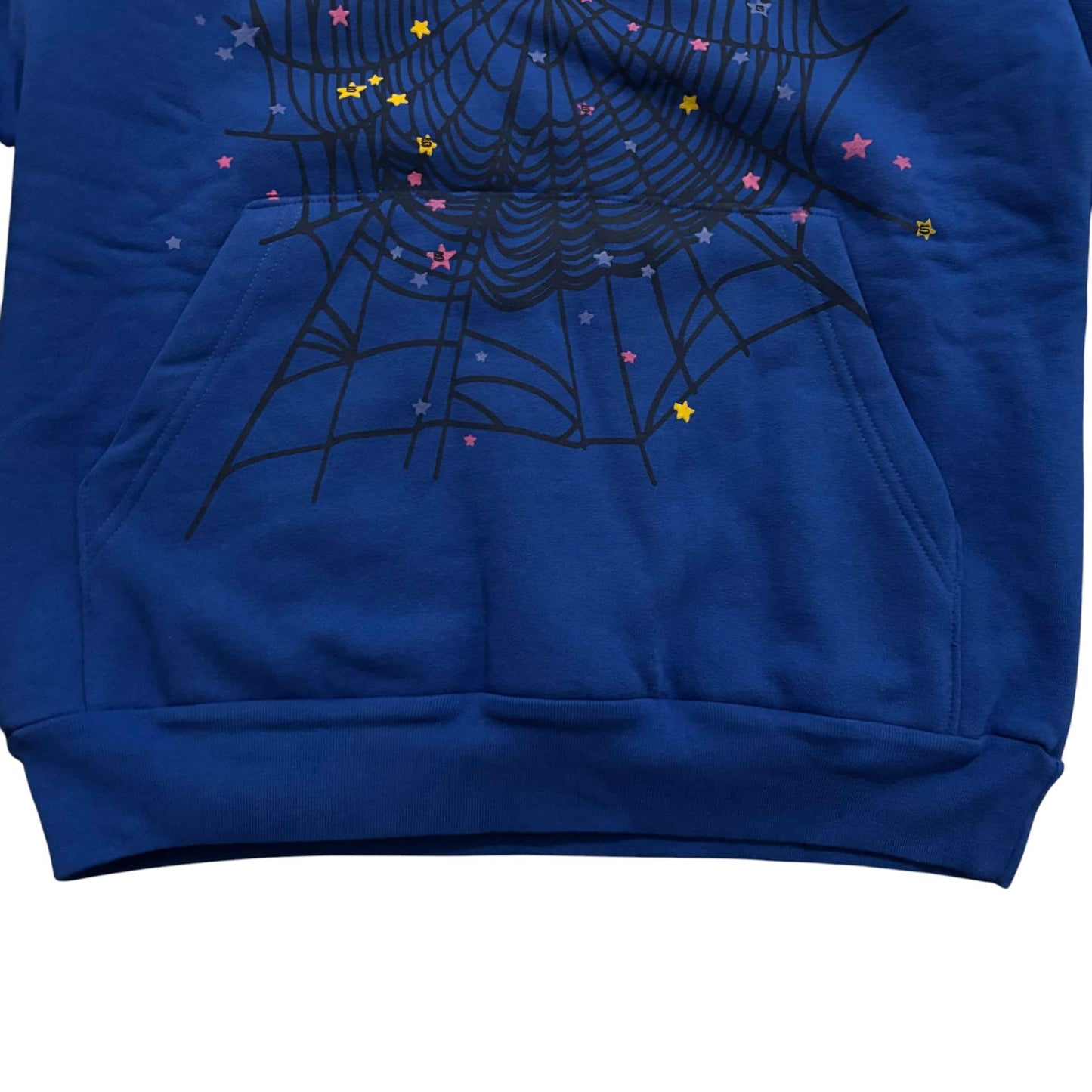 Sp5der Navy Blue Hoodie LIMITED