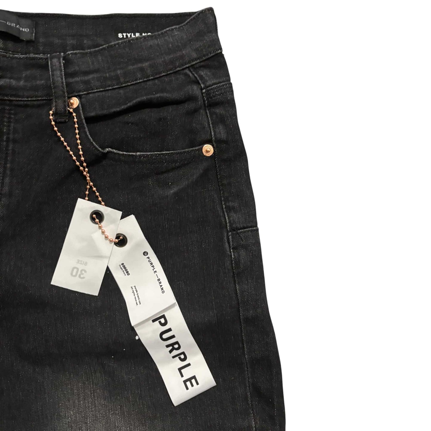 Purple Black Sprayed jeans