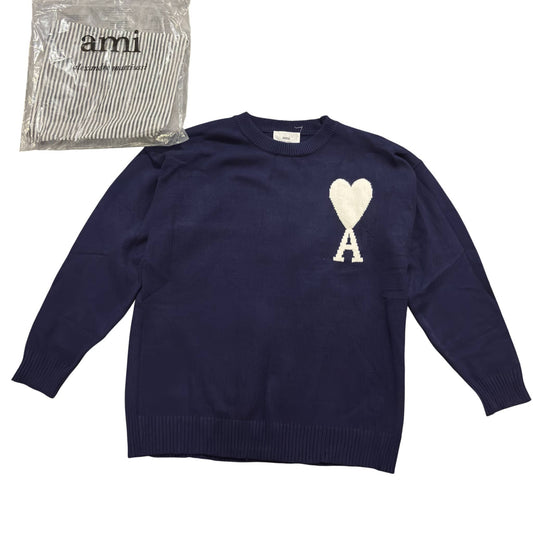 Ami Paris Navy Sweater LIMITED