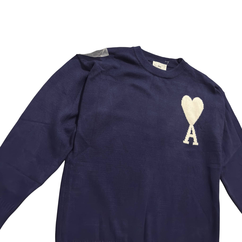 Ami Paris Navy Sweater LIMITED
