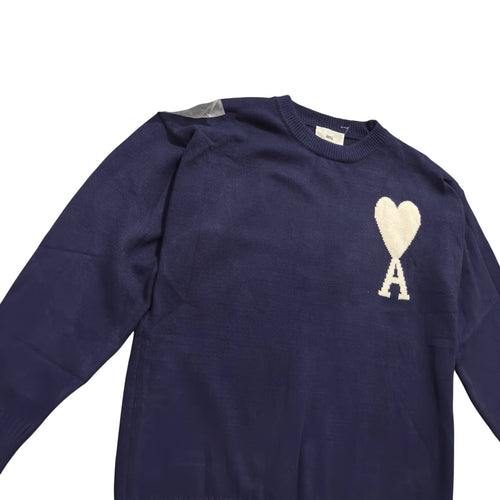 Ami Paris Navy Sweater LIMITED