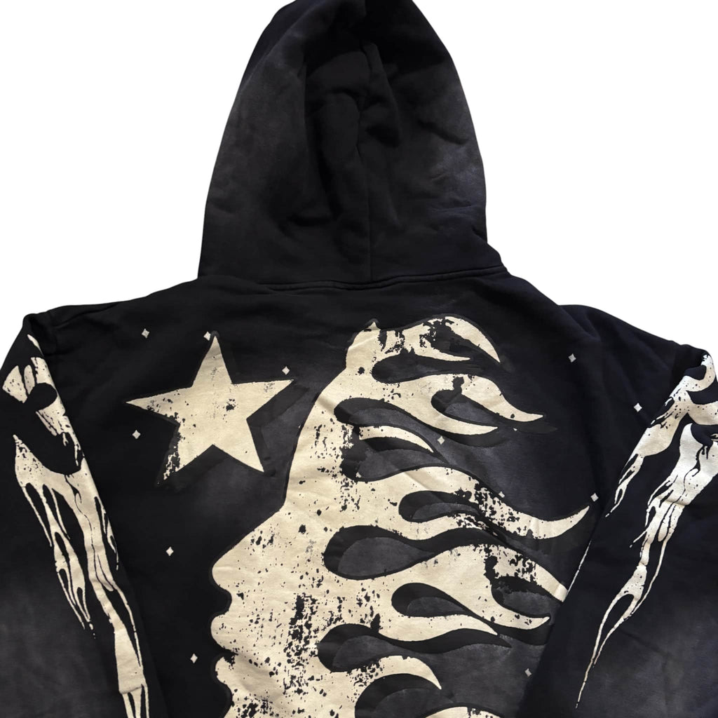 Black Hellstar Washed Hoodie 2.0