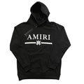 Amiri Logo-Print Black Hoodie