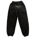 CRTZ Black Monochrome Print Sweatpants