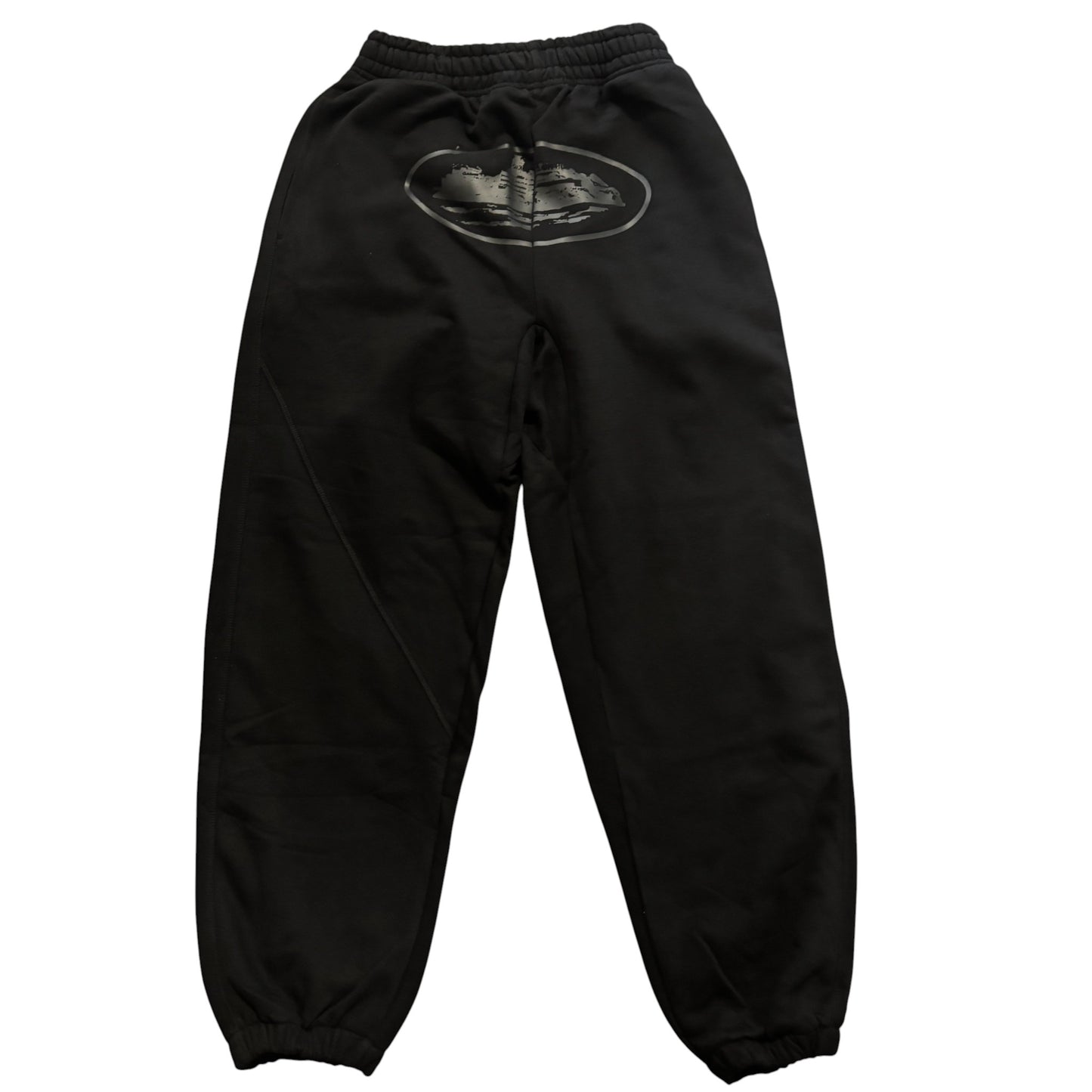 CRTZ Black Monochrome Print Sweatpants