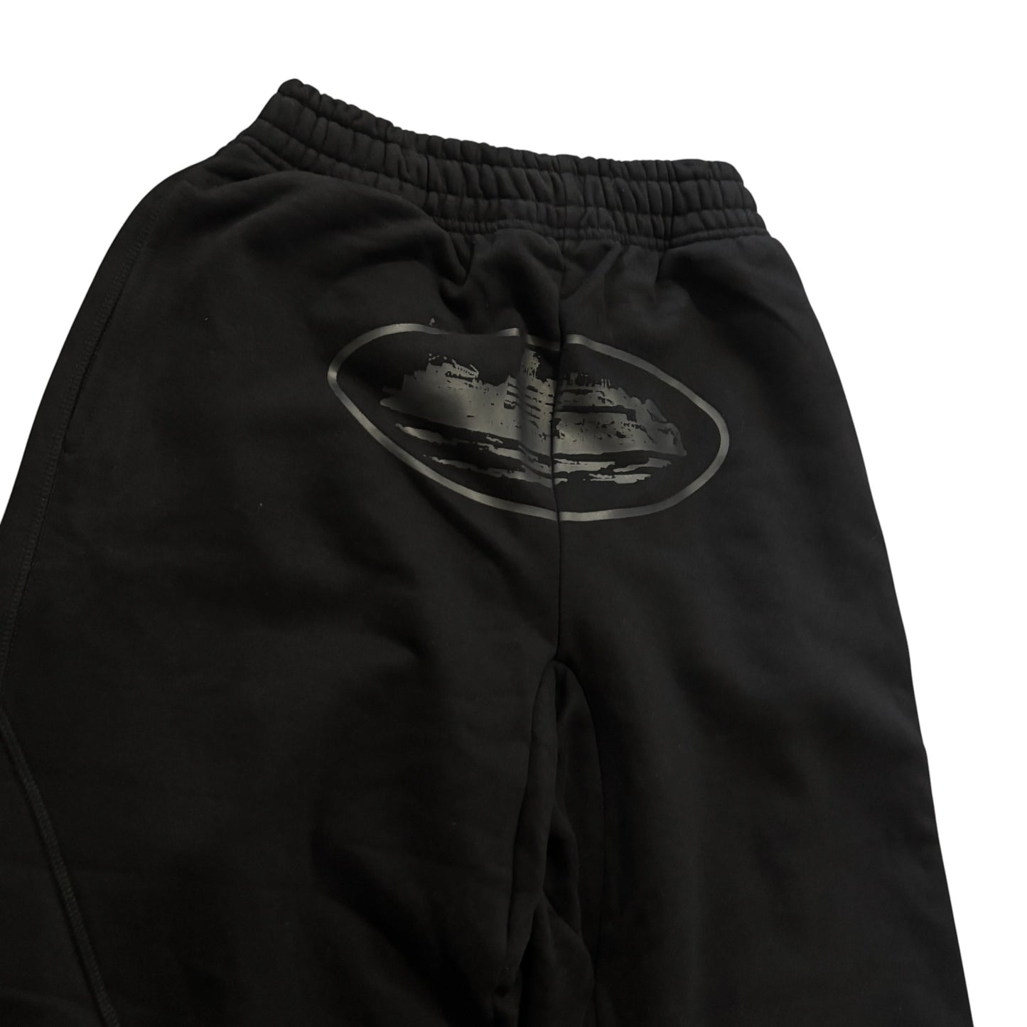 CRTZ Black Monochrome Print Sweatpants