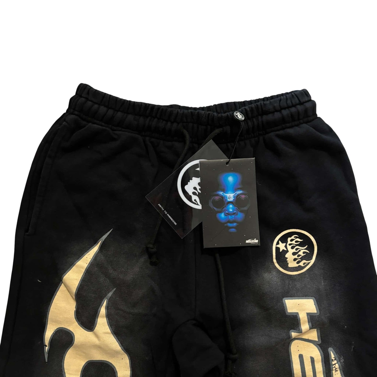 Hellstar Black Washed Sweapants 2.0