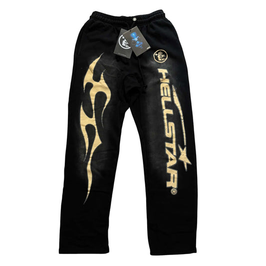 Hellstar Black Washed Sweapants 2.0