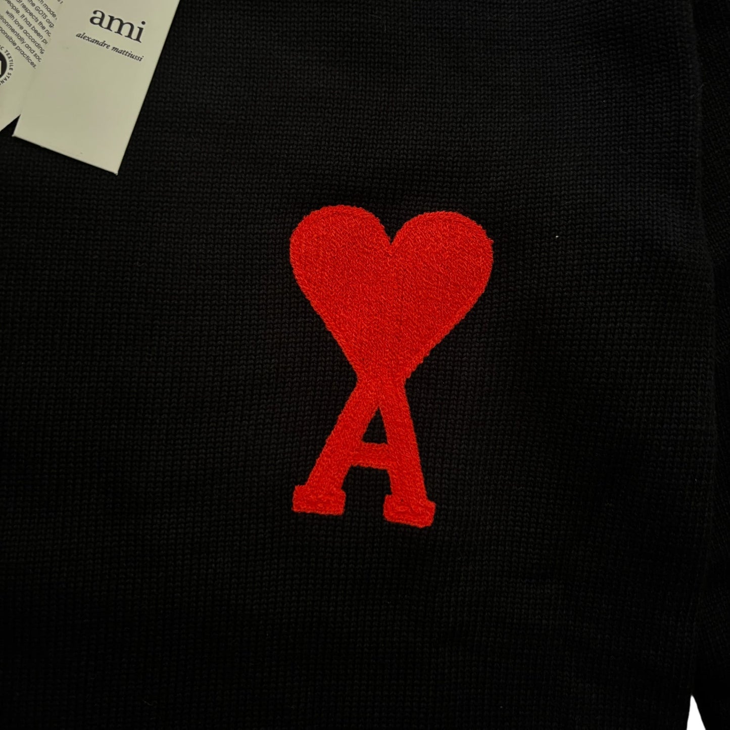Ami Paris Black Sweater LIMITED
