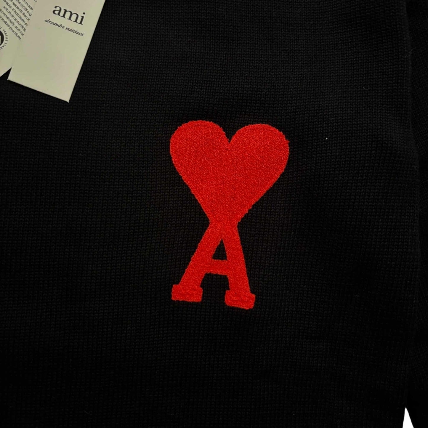 Ami Paris Black Sweater LIMITED
