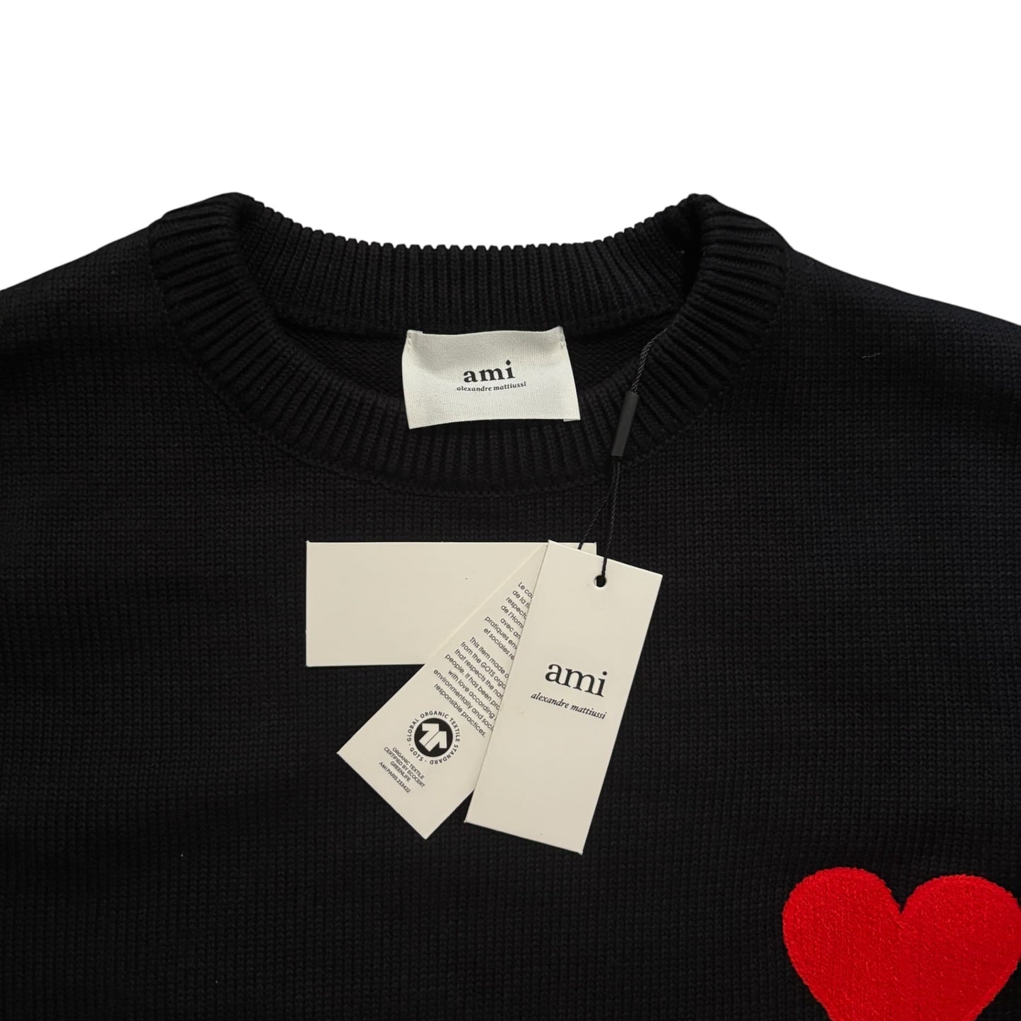 Ami Paris Black Sweater LIMITED