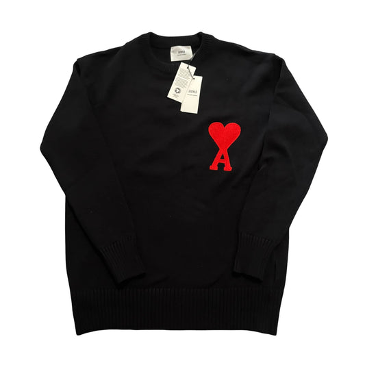Ami Paris Black Sweater LIMITED
