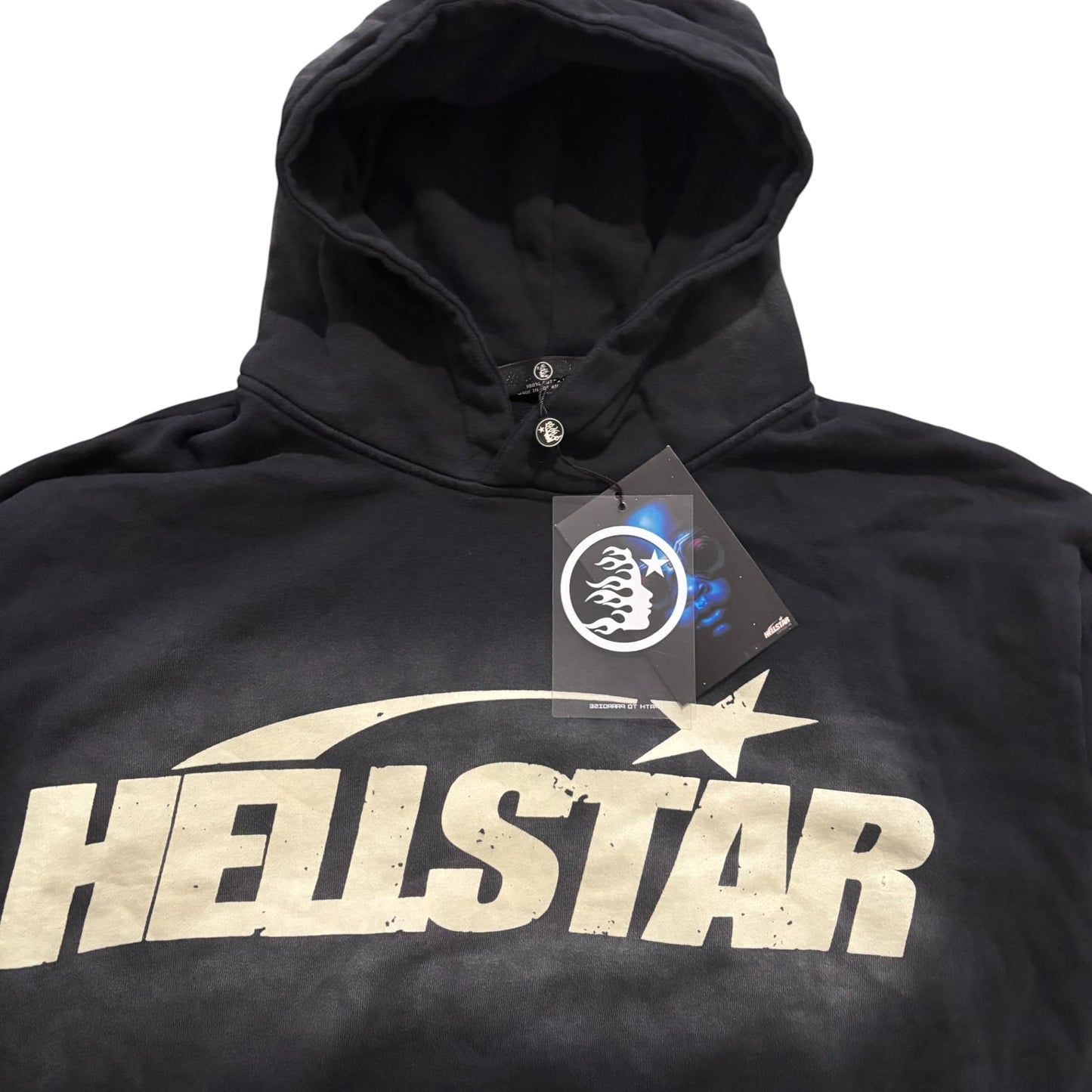 Hellstar Star Logo Black Hoodie