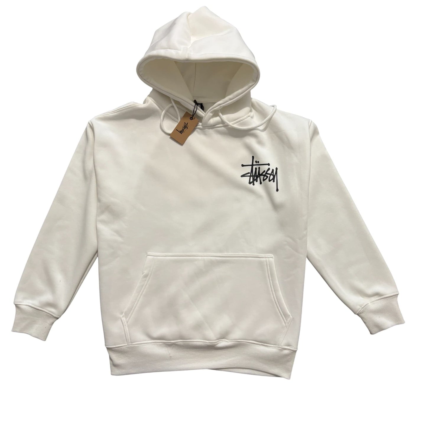 STSSY White Front/Back Logo