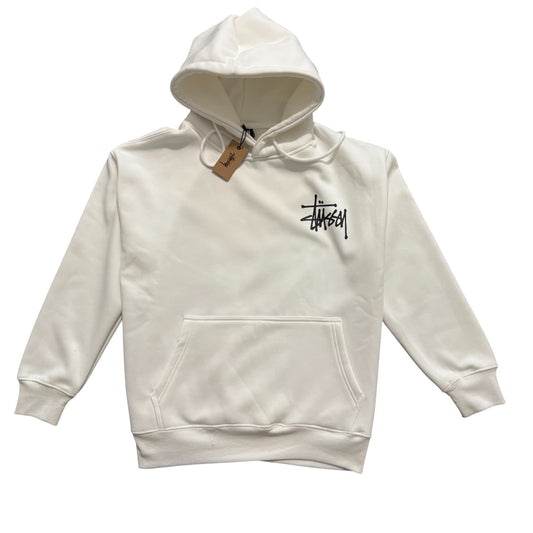 STSSY White Front/Back Logo