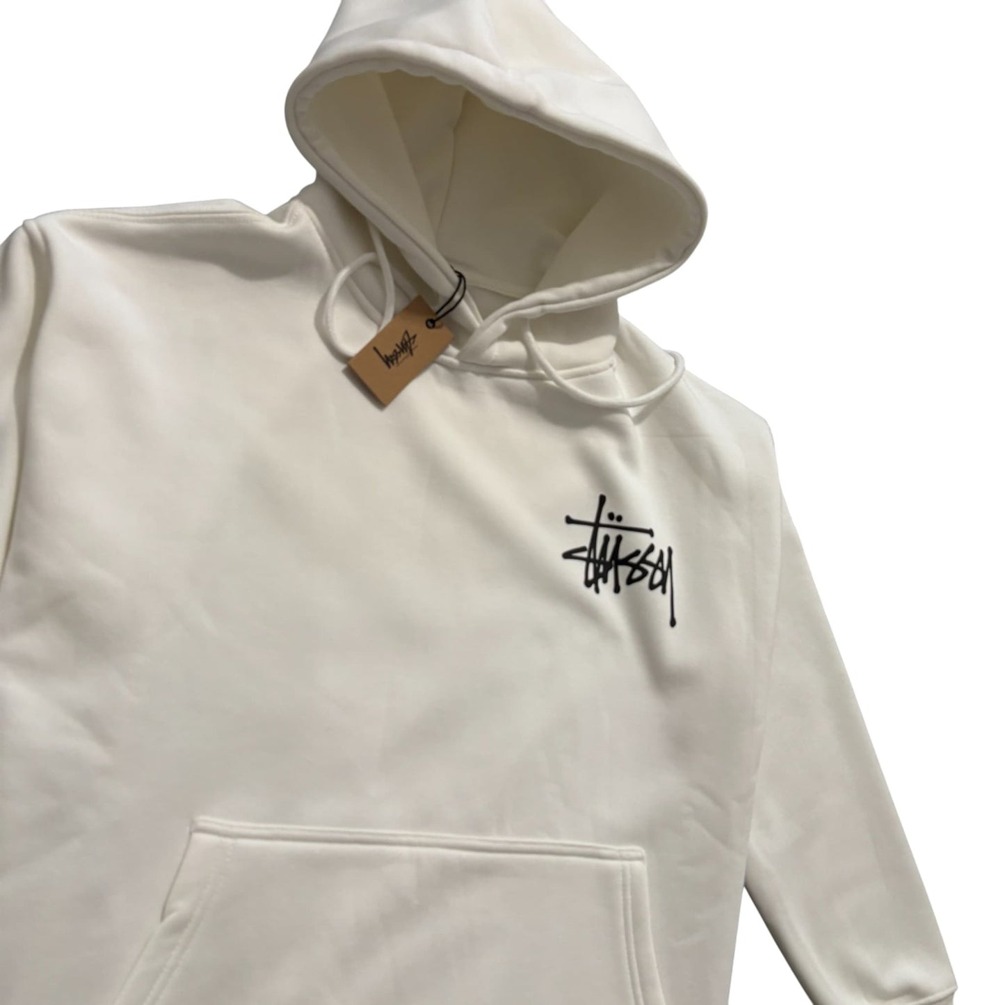 STSSY White Front/Back Logo