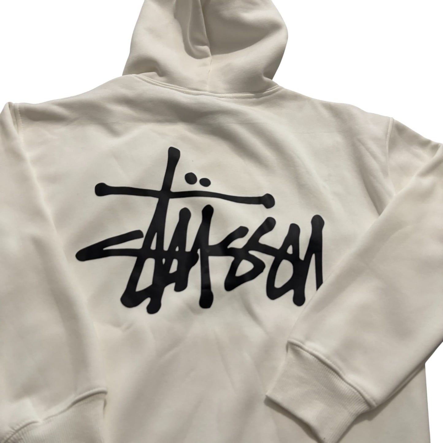 STSSY White Front/Back Logo