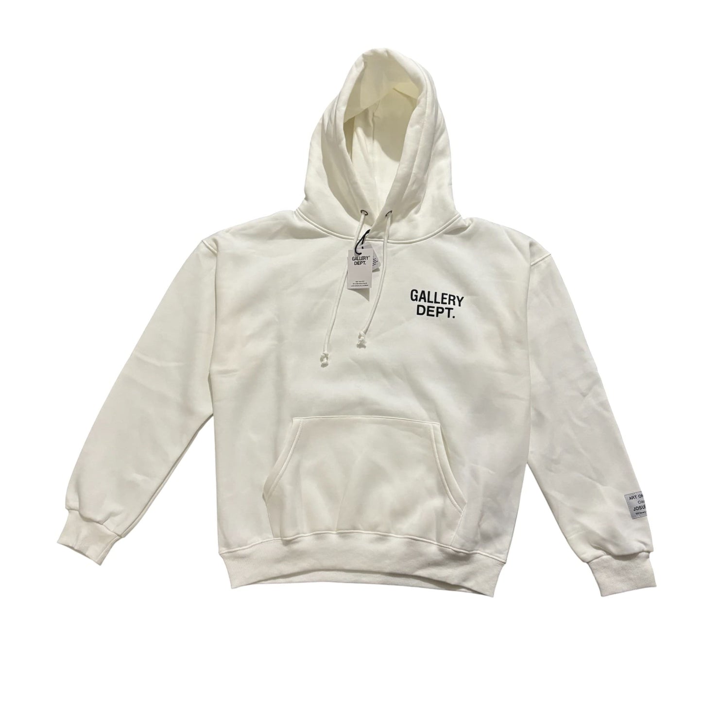 Gallery Dept. White hoodie Double Logo