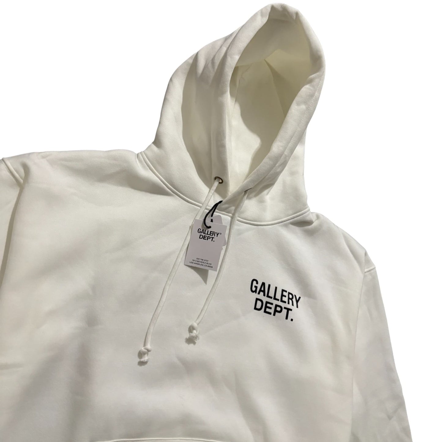 Gallery Dept. White hoodie Double Logo