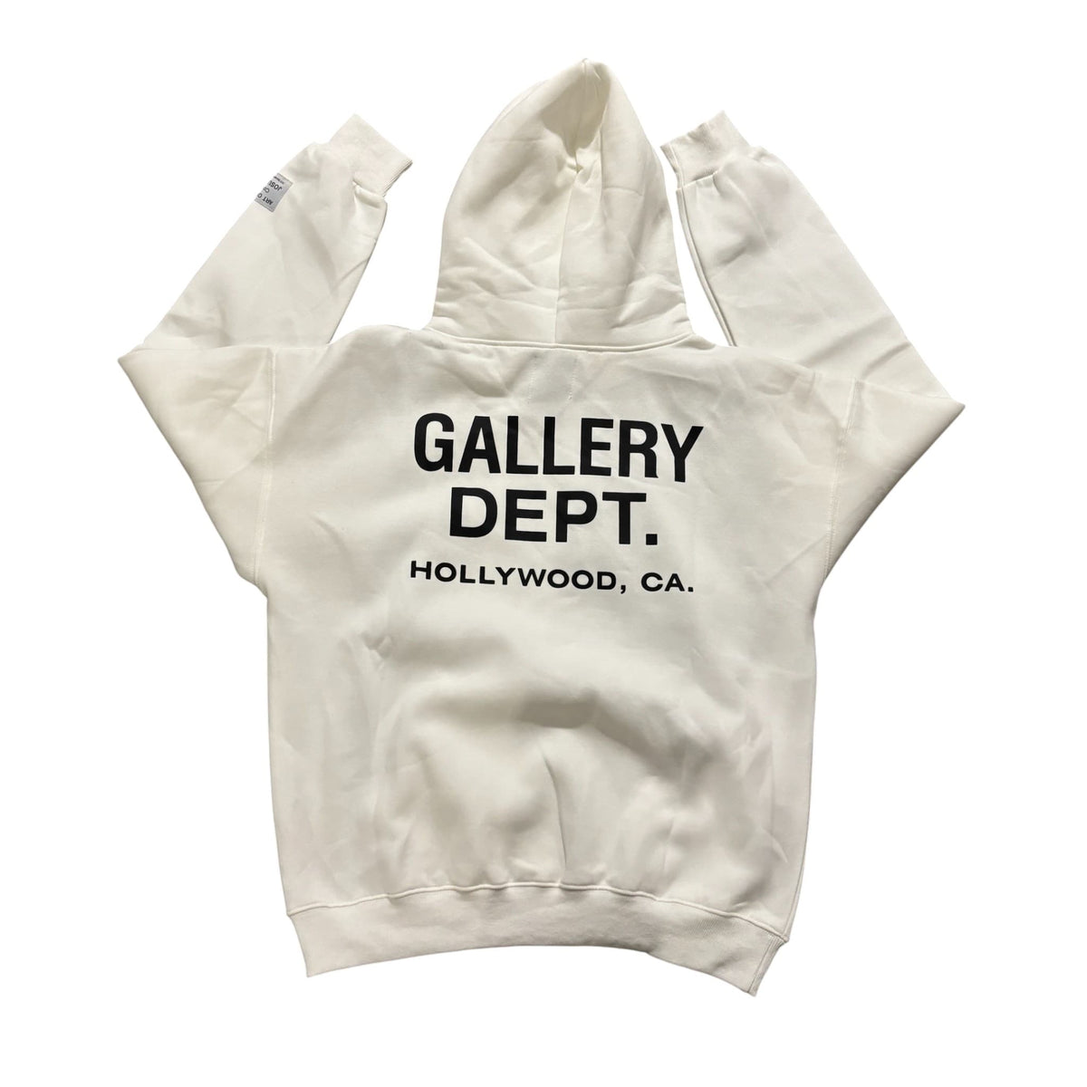 Gallery Dept. White hoodie Double Logo