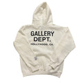 Gallery Dept. White hoodie Double Logo