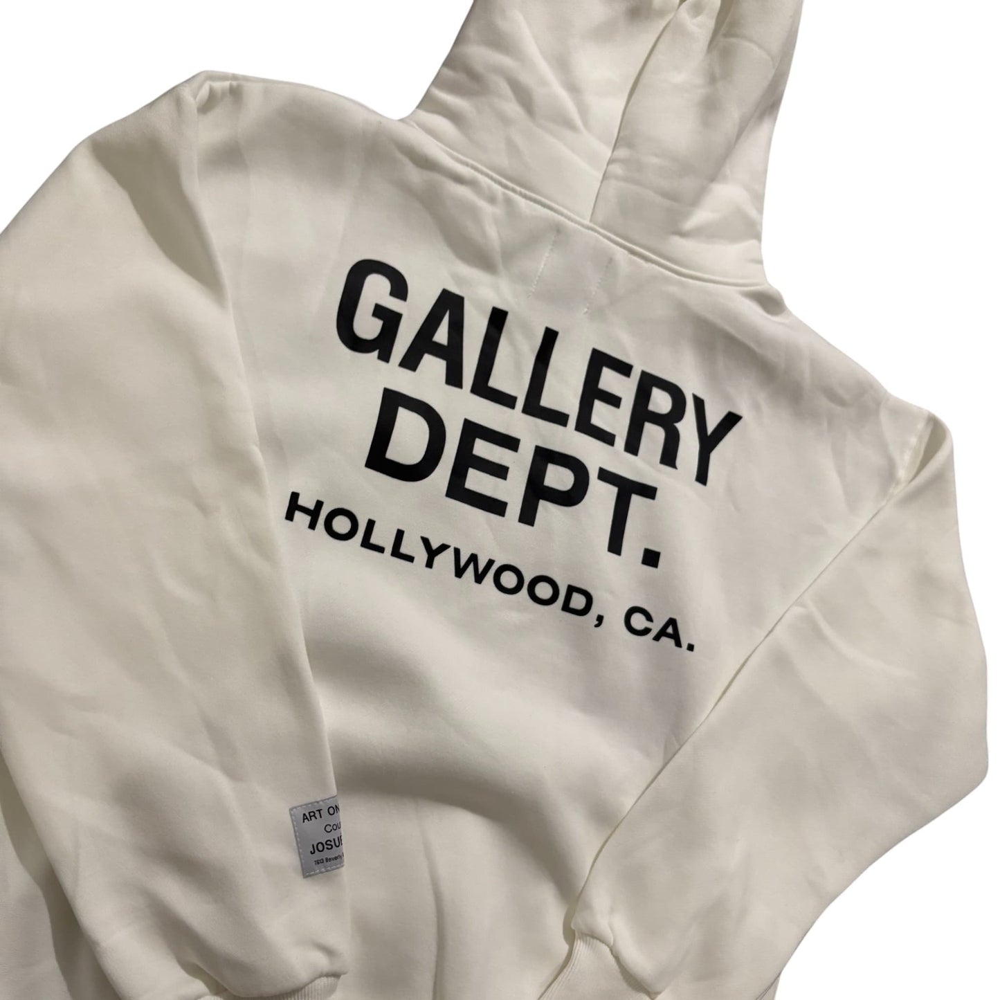 Gallery Dept. White hoodie Double Logo