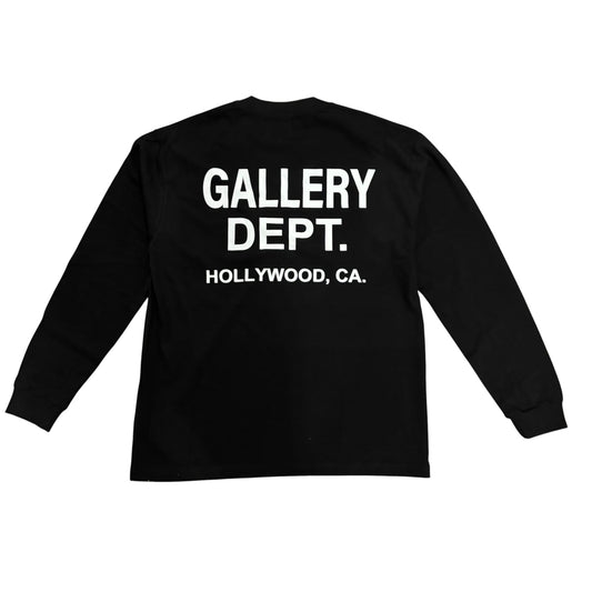 Gallery Dept. Black Sweatshirt Double Print