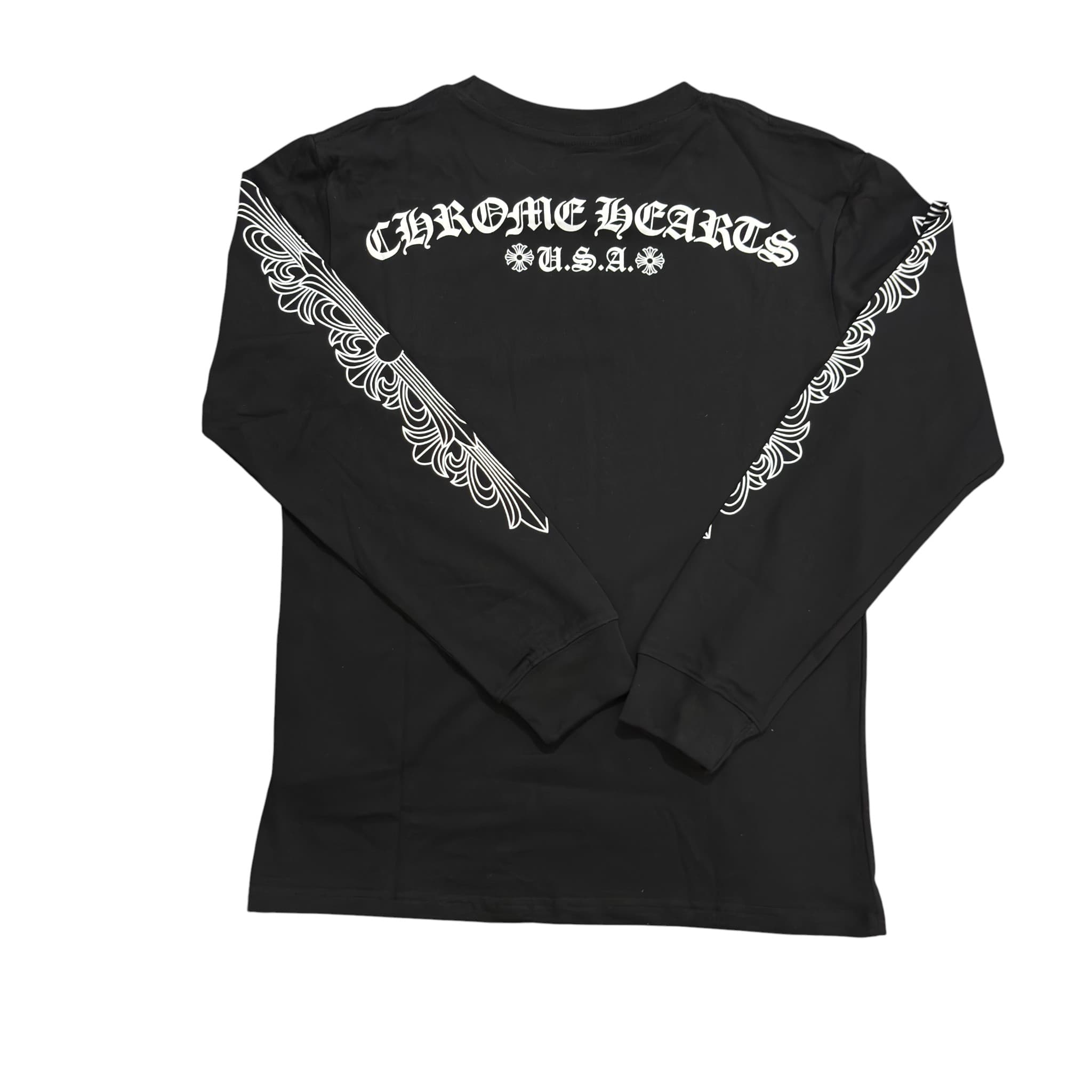CHROME HEARTS Double Black Sweatshirt 2.0