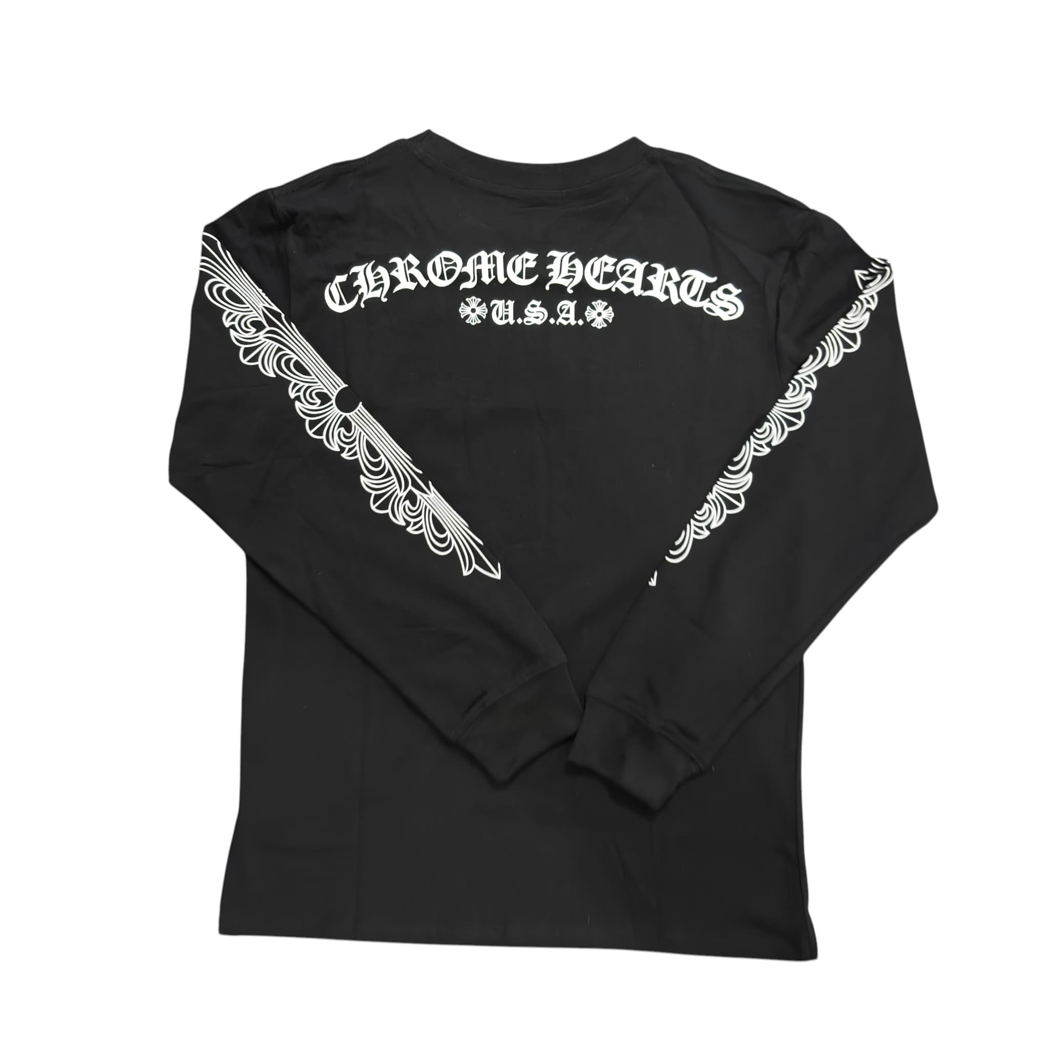 CHROME HEARTS Double Black Sweatshirt 2.0
