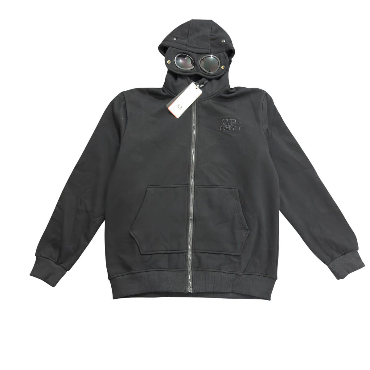 Cp Company Black Goggle Hoodie