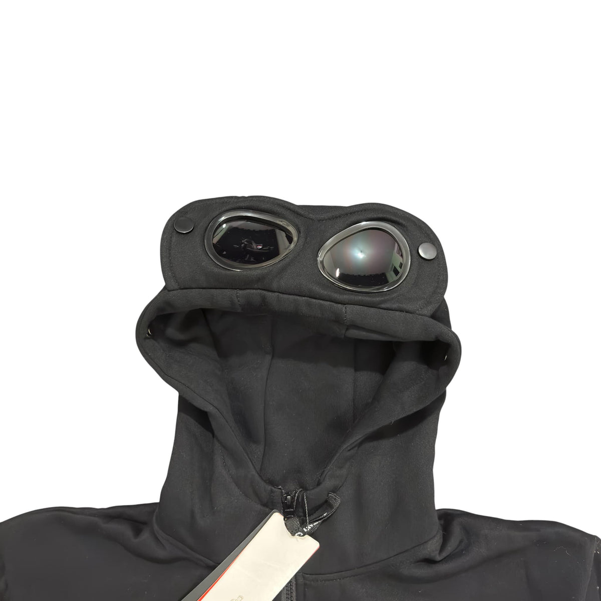 Cp Company Black Goggle Hoodie