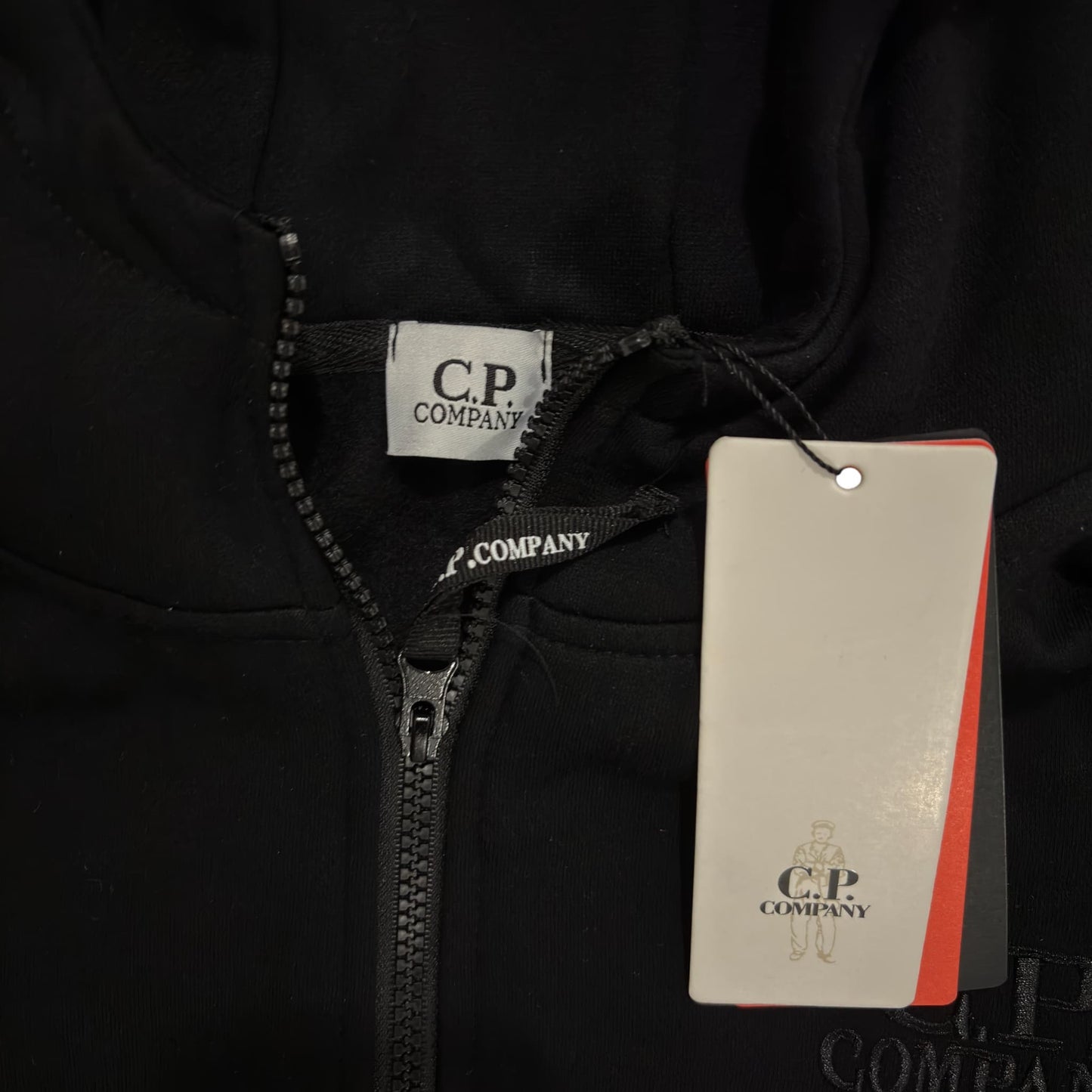 Cp Company Black Goggle Hoodie