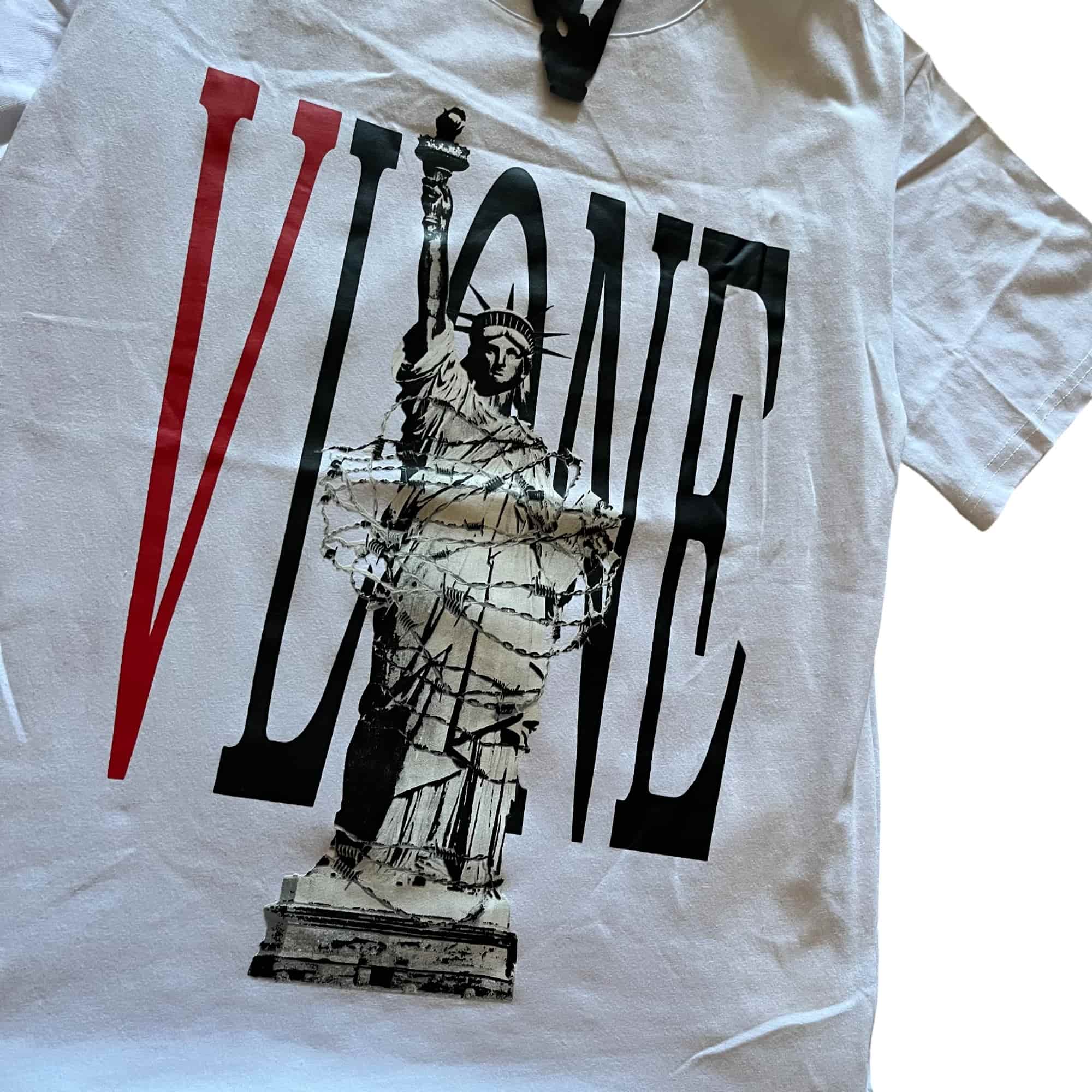VLONE T-shirt Statue of Liberty White