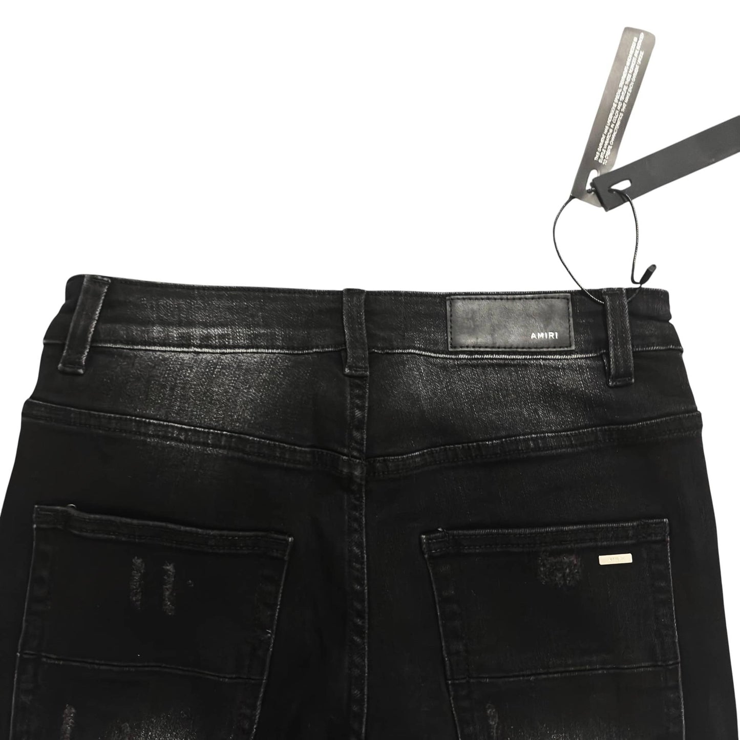 AMIRI Varsity Logo Black Jeans