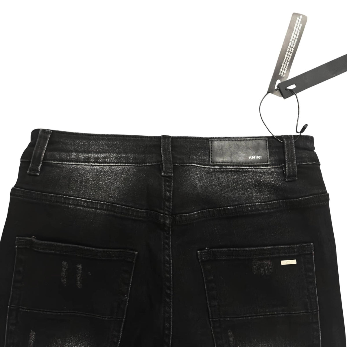AMIRI Varsity Logo Black Jeans