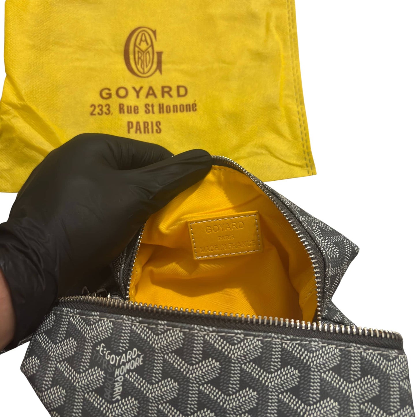 GYRD Gray Clutch Bag