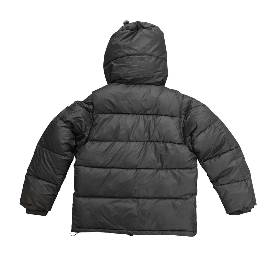 Burberry Black Hooded Pattern Puffer Jacket