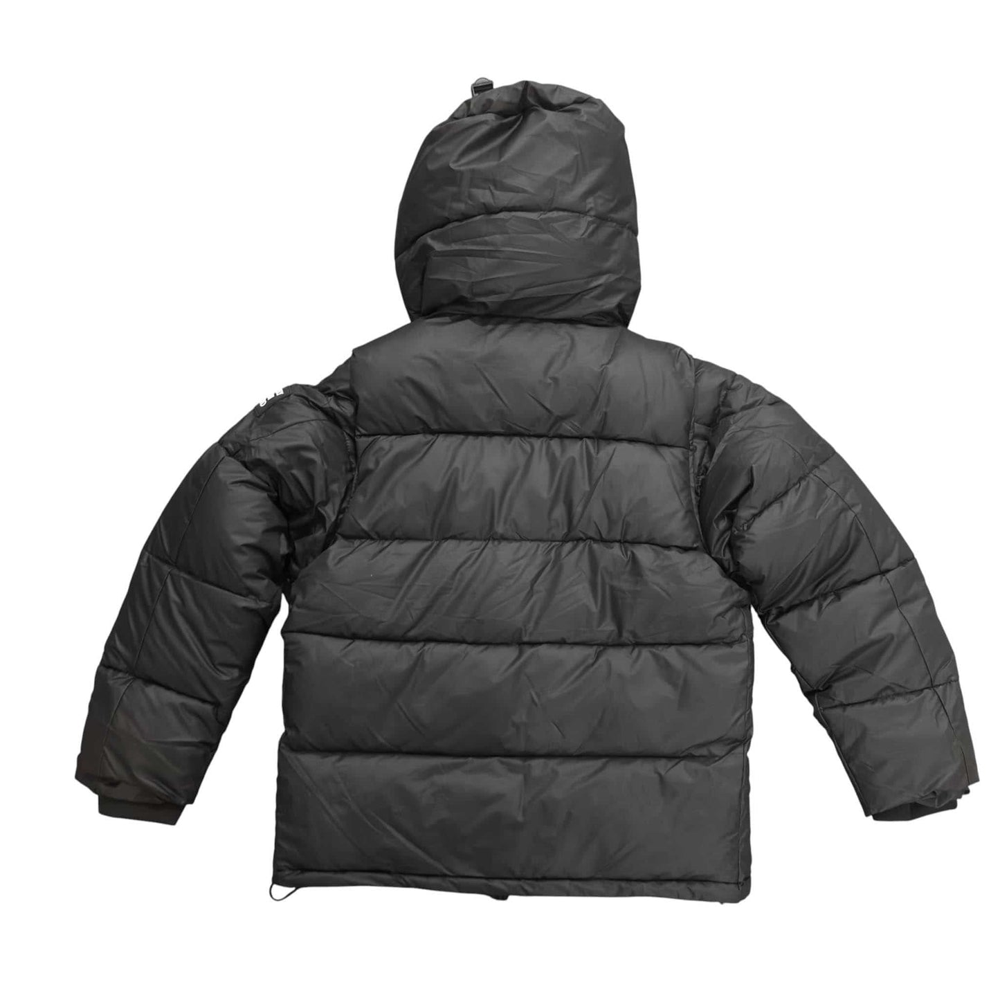 Burberry Black Hooded Pattern Puffer Jacket