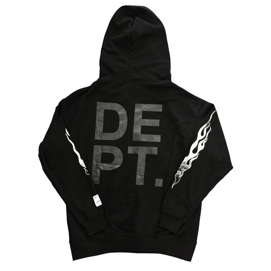 Gallery DEPT. Flame Black Hoodie