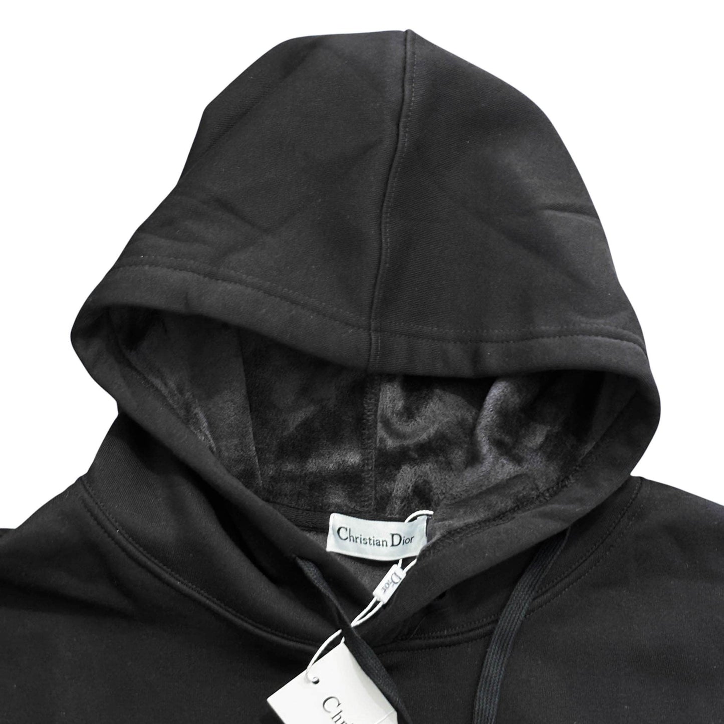 Dior CD Black Embroidered Hoodie