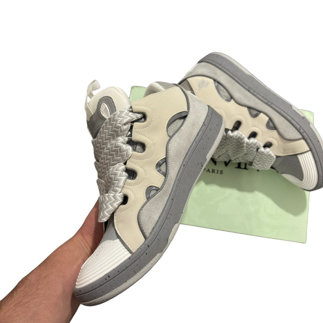 Lanvin Curb Grey Sneakers